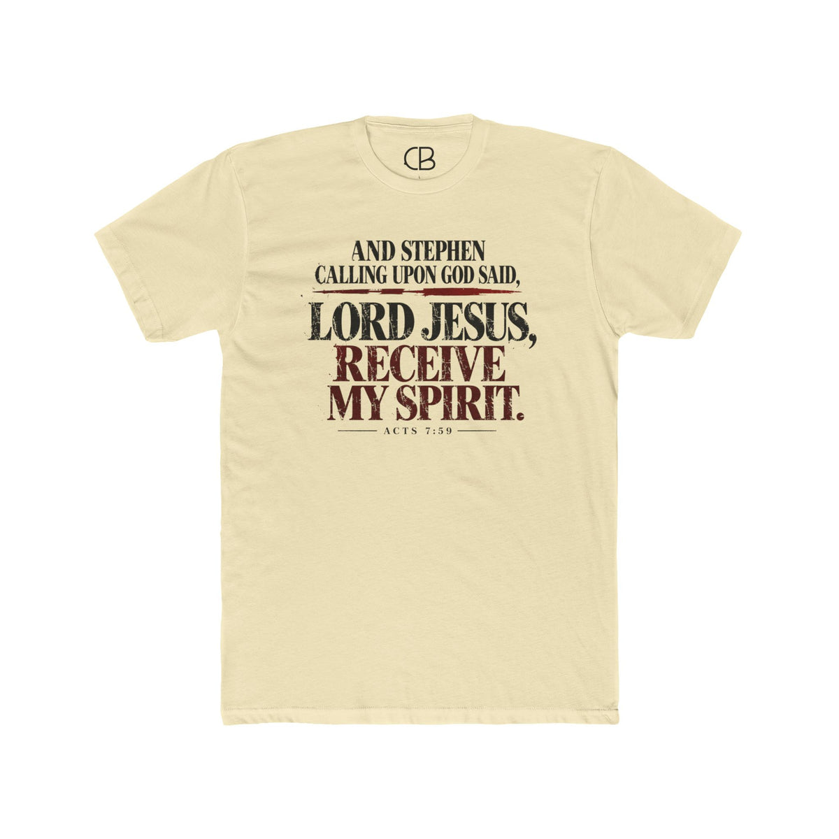 Stephen Calling Upon God Acts 7:59 Christian T-Shirt