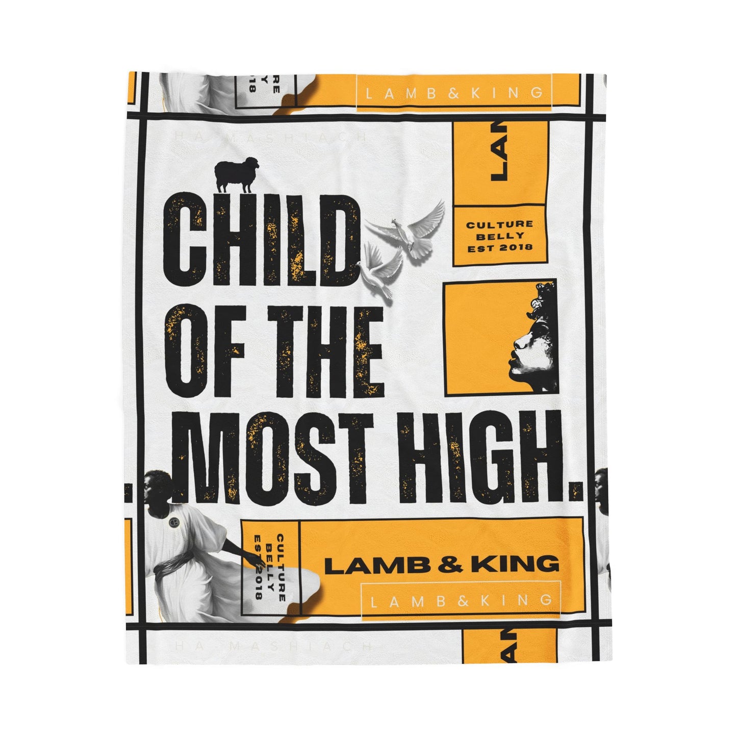 Child of the Most High Plush Blanket