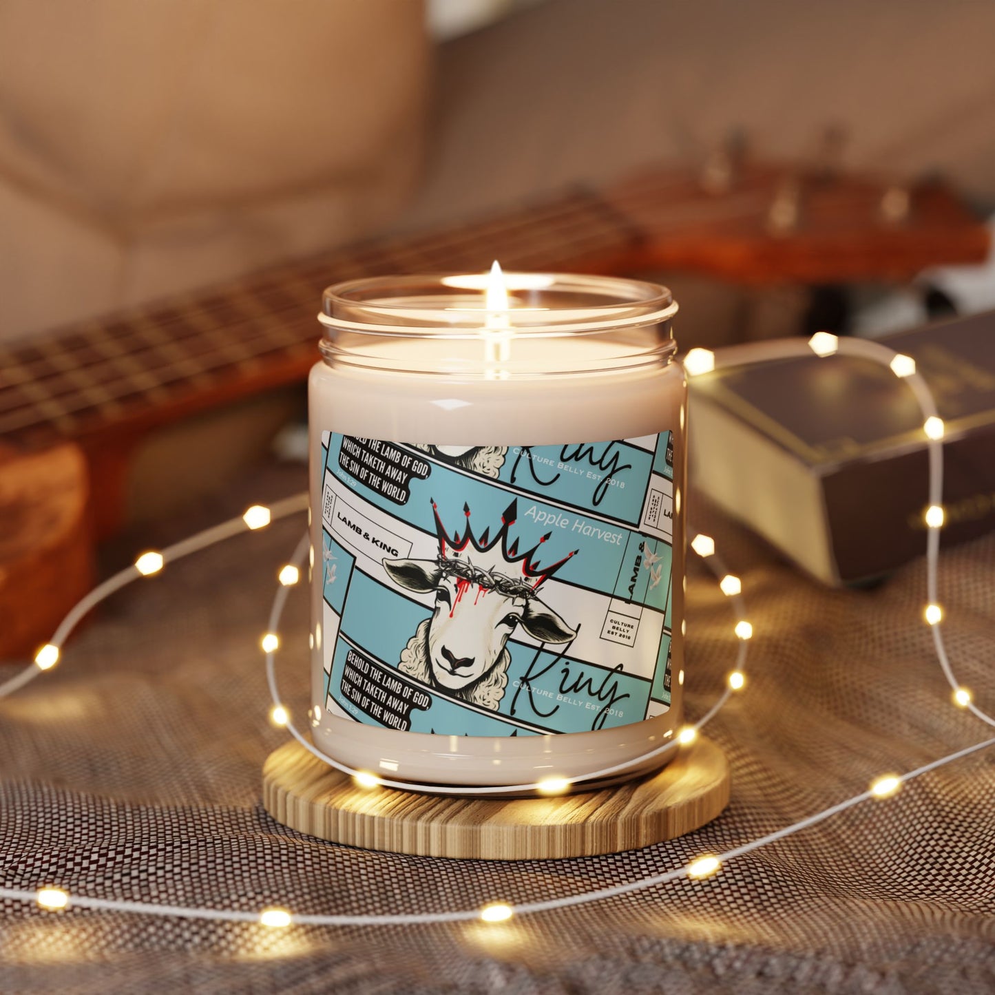 Vela perfumada Lamb & King: una fragancia de fe y realeza