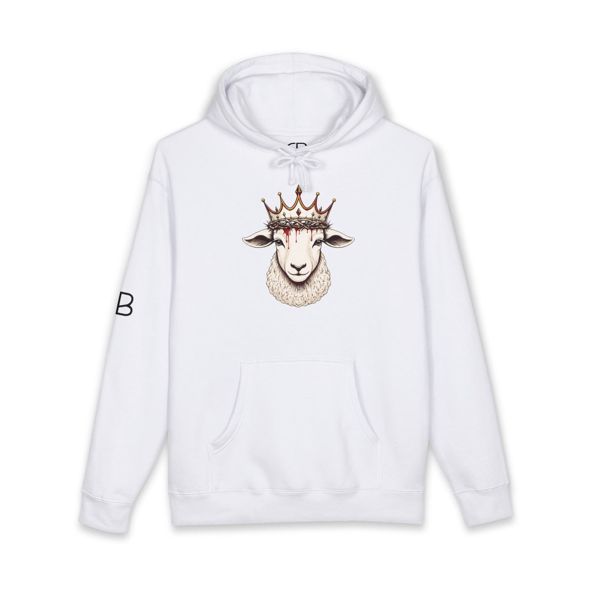 Lamb & King Script Christian Pullover Hoodie – Christian streetwear by Culture Belly