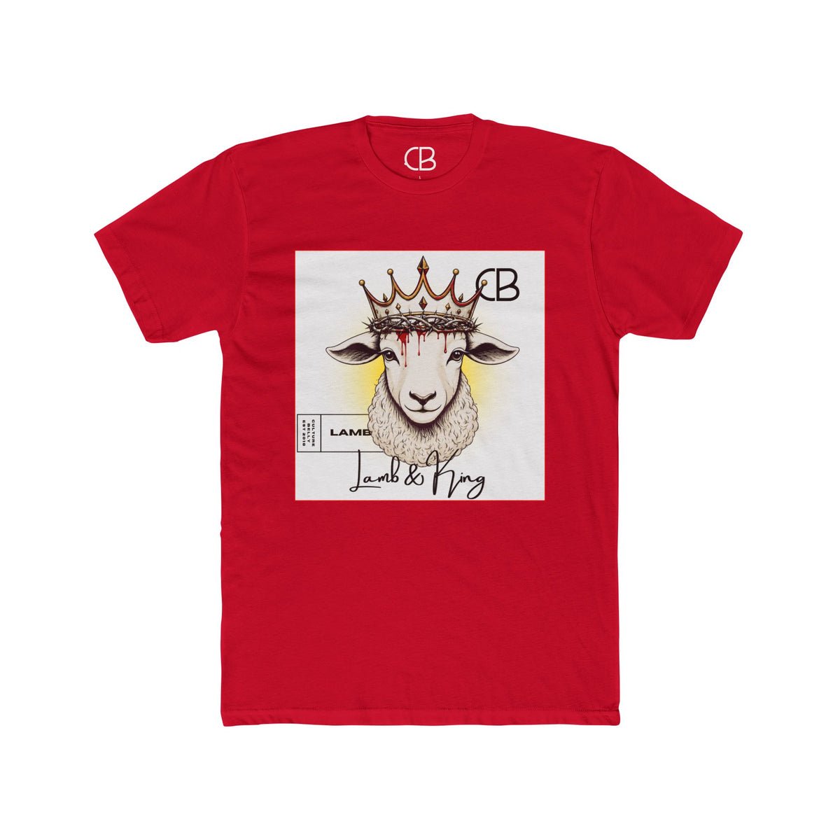 Lamb & King Signature Christian T-Shirt – alternate product view – Culture Belly