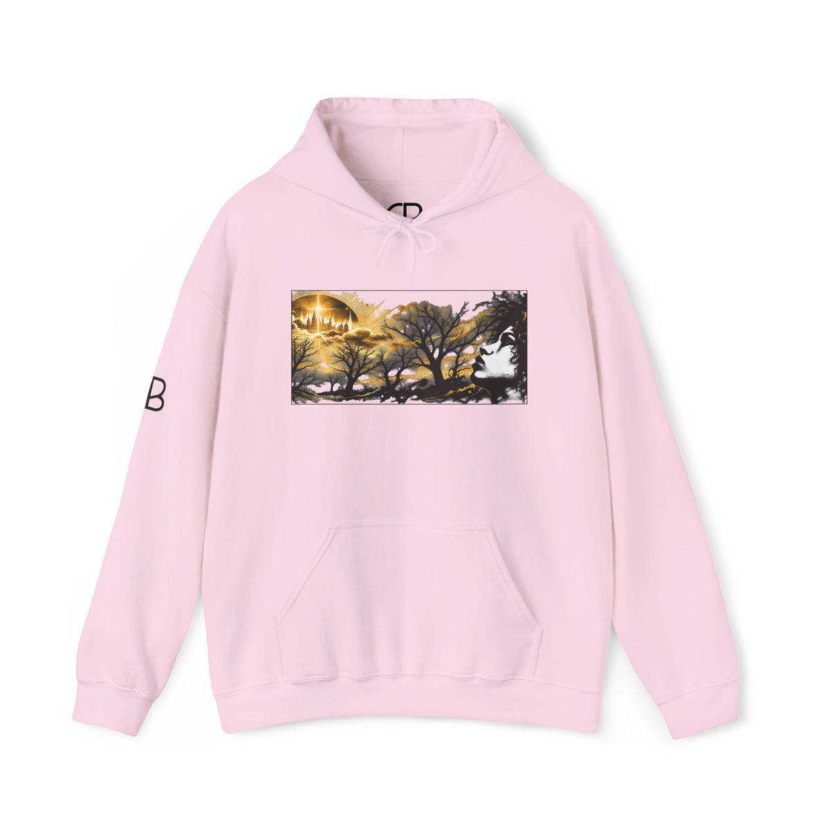 Through the Wilderness Christian Pullover Hoodie – alternate product view – Culture Belly