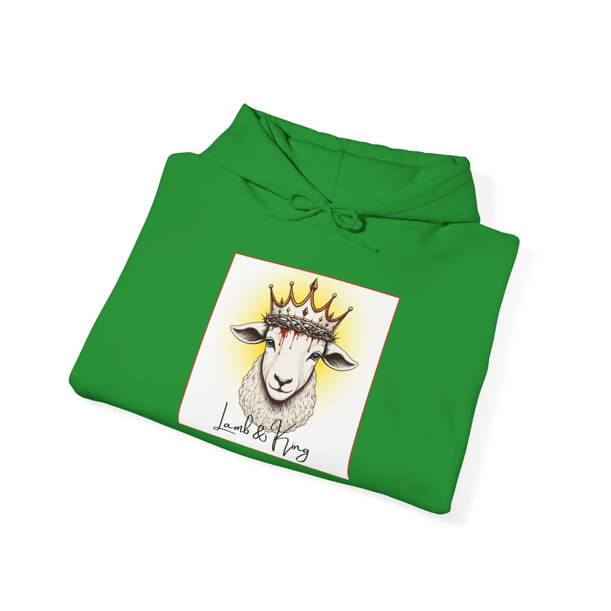 Lamb & King Script Christian Pullover Hoodie