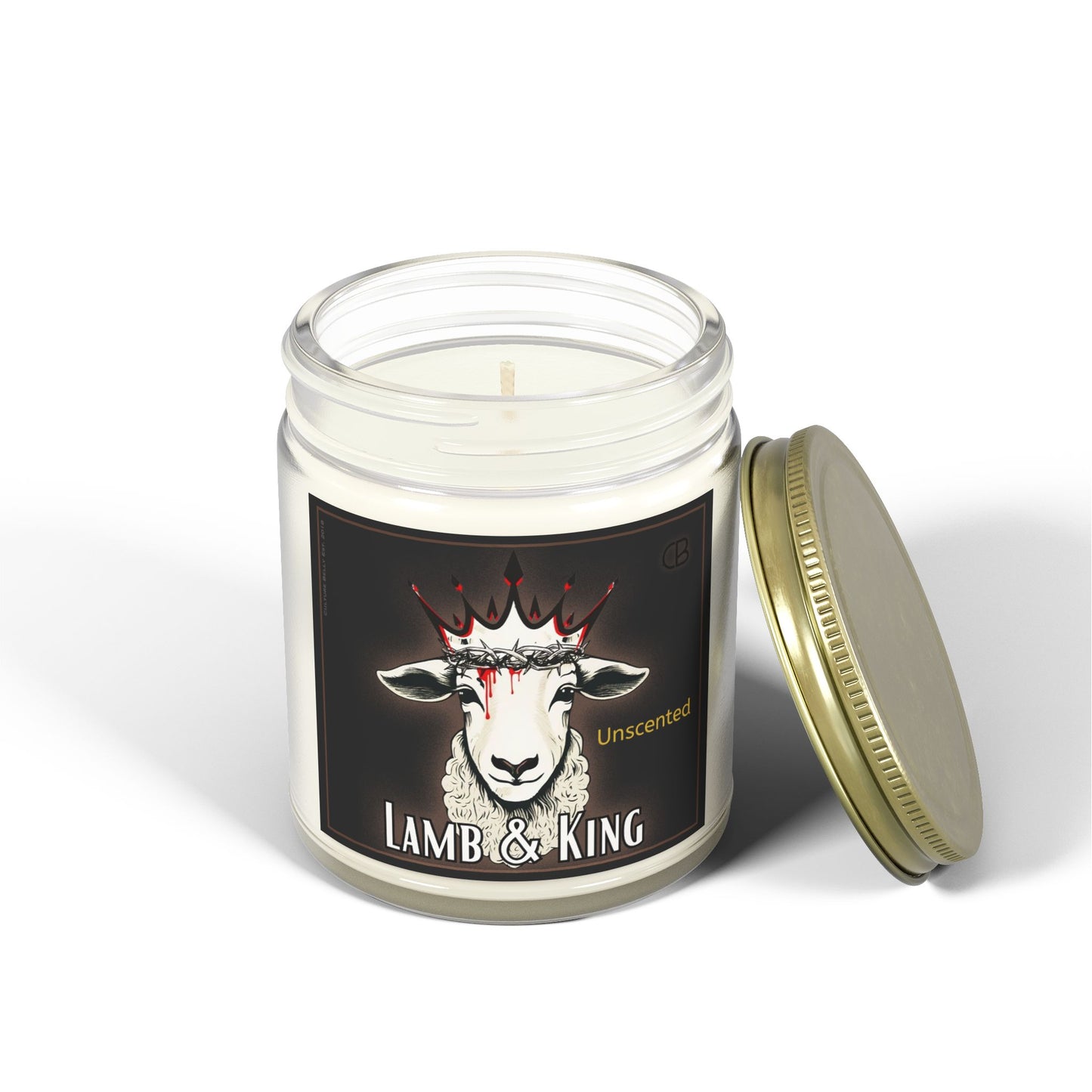 Lamb & King Candle – Pure Light (Unscented)