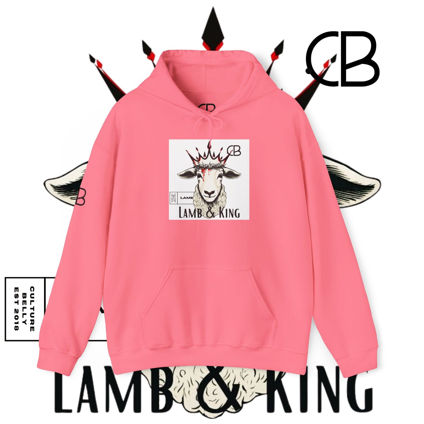 Lamb & King Pullover Hoodie