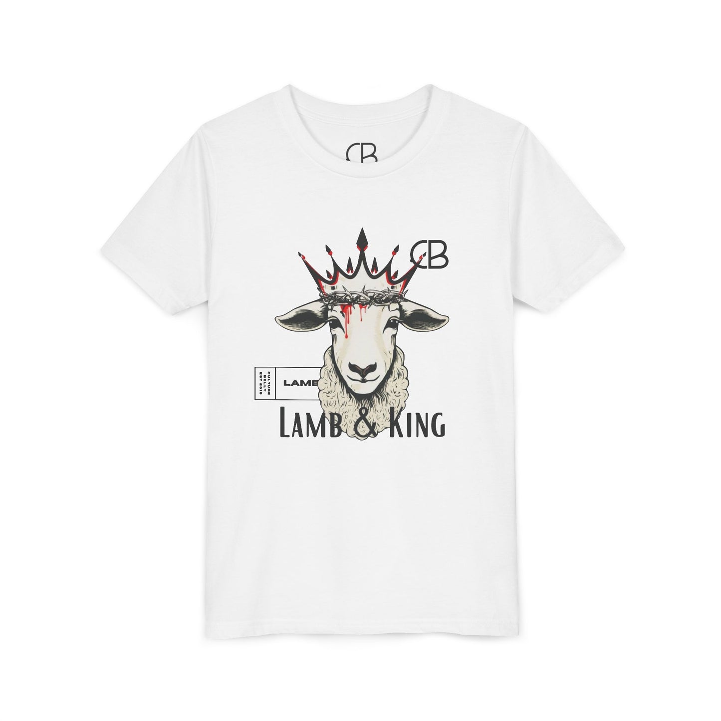 Lamb & King Kids' Faithwear T-Shirt – Strength, Sacrifice & Royalty