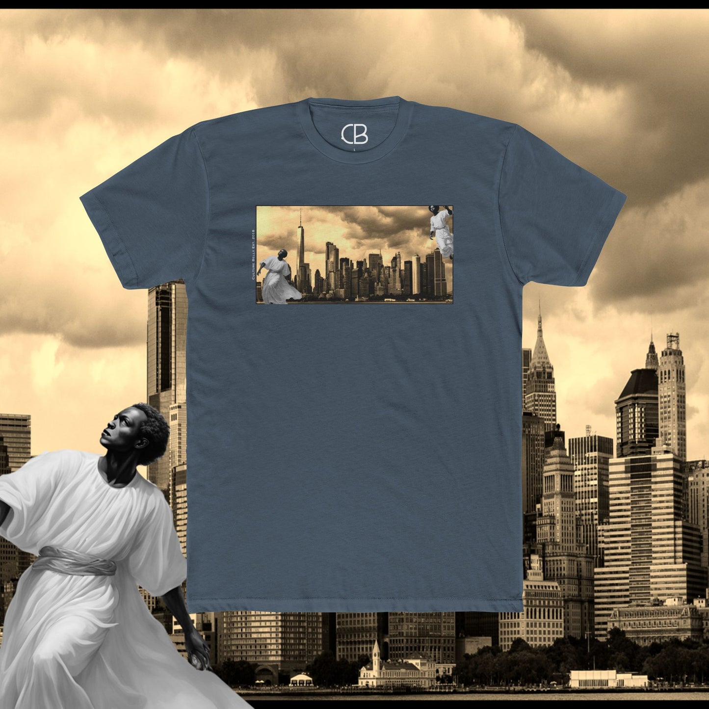 T-shirt Anges au-dessus de New York