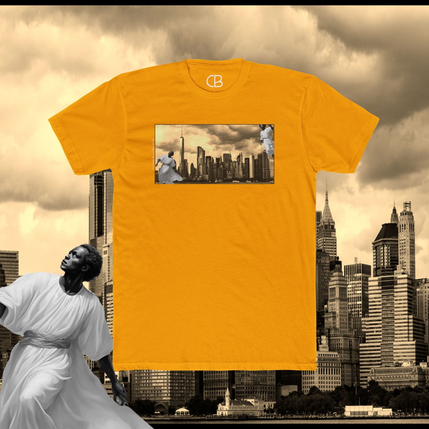 T-shirt Anges au-dessus de New York