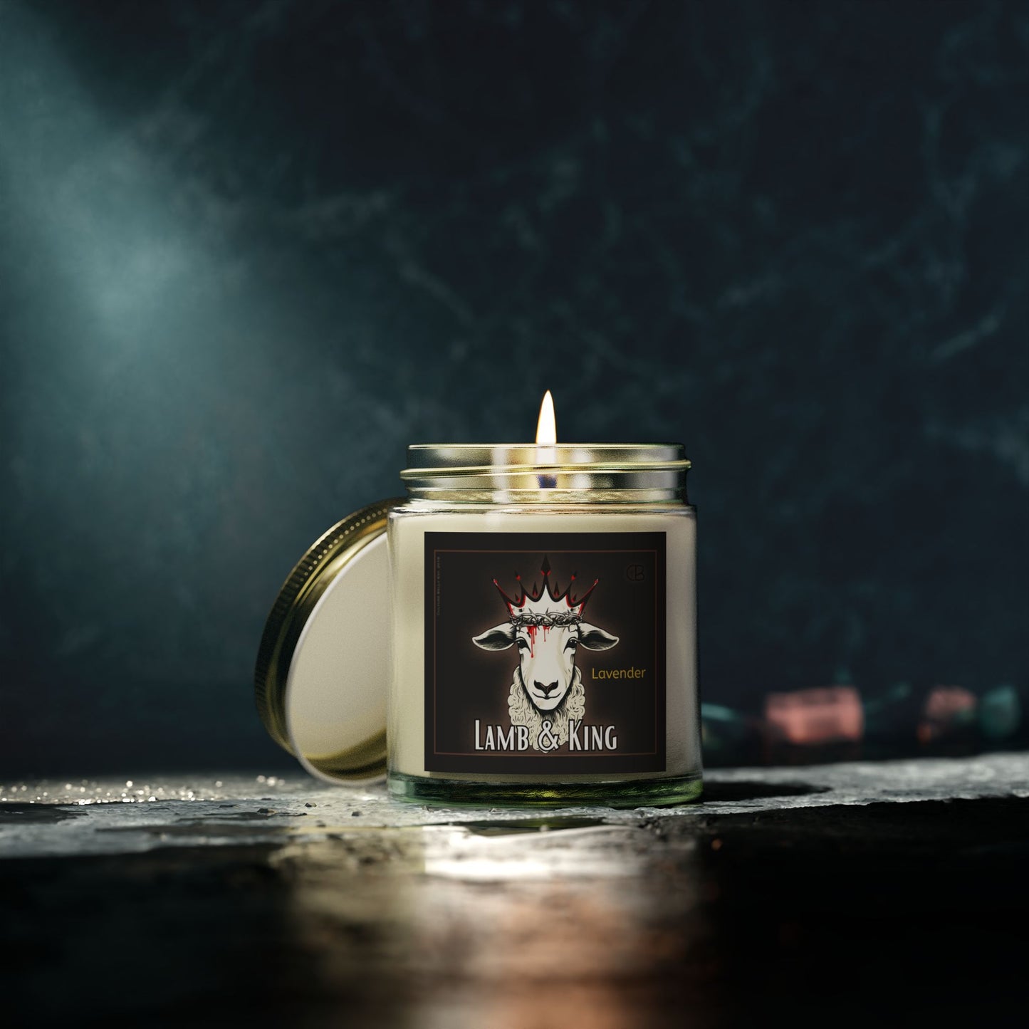 Lamb & King Candle – Lavender Serenity