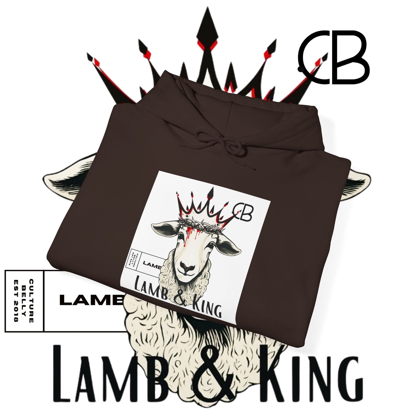 Lamb & King Pullover Hoodie