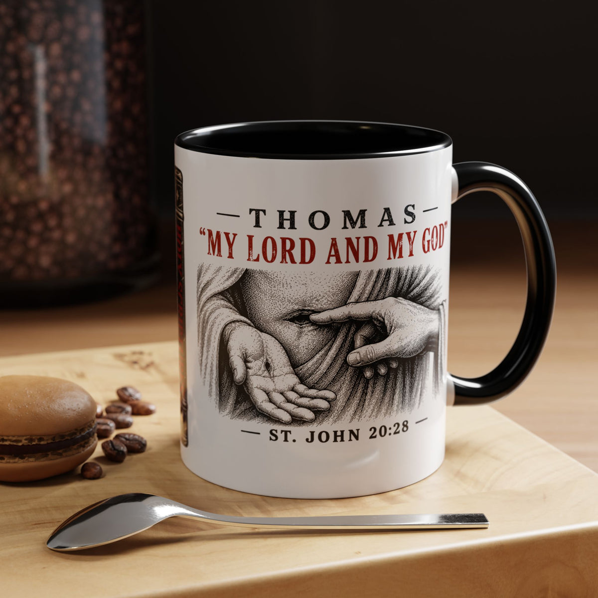 My Lord and My God – John 20:28 Accent Coffee Mug