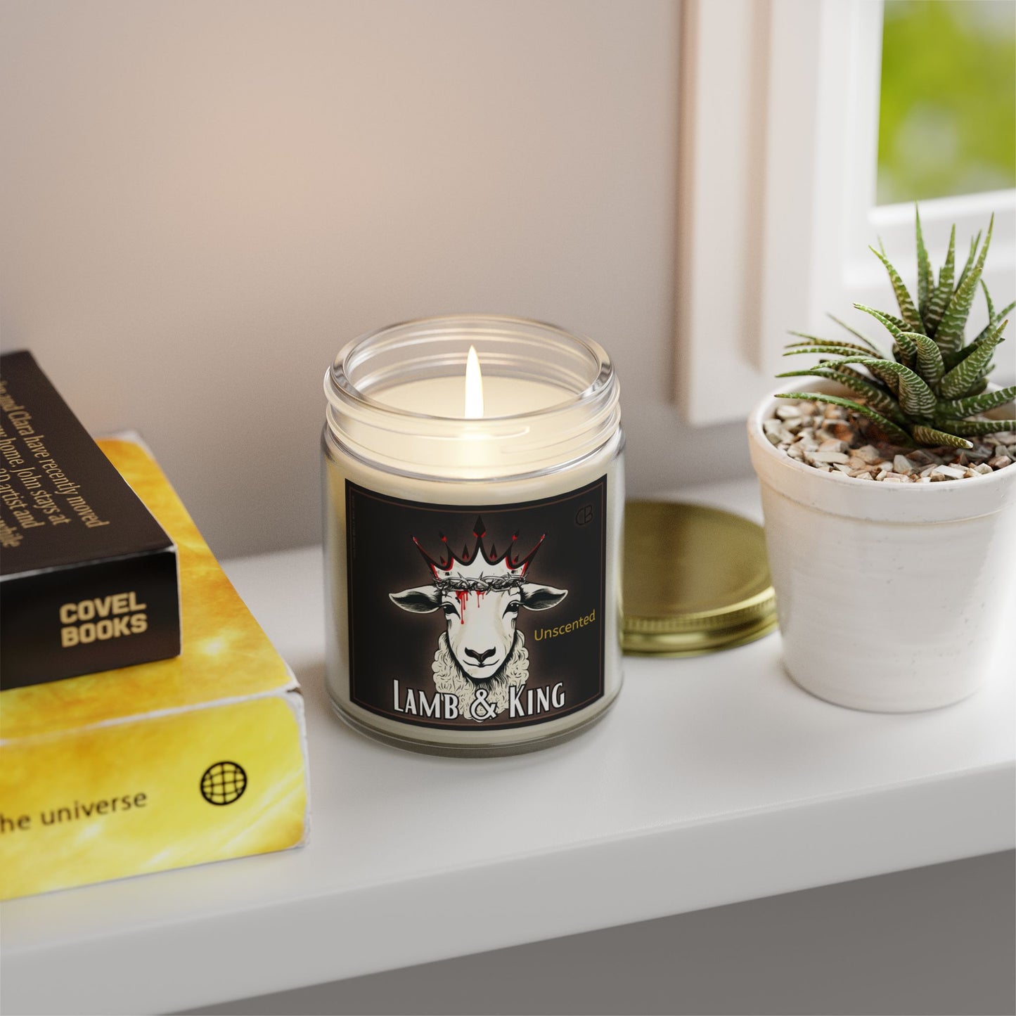 Lamb & King Candle – Pure Light (Unscented)