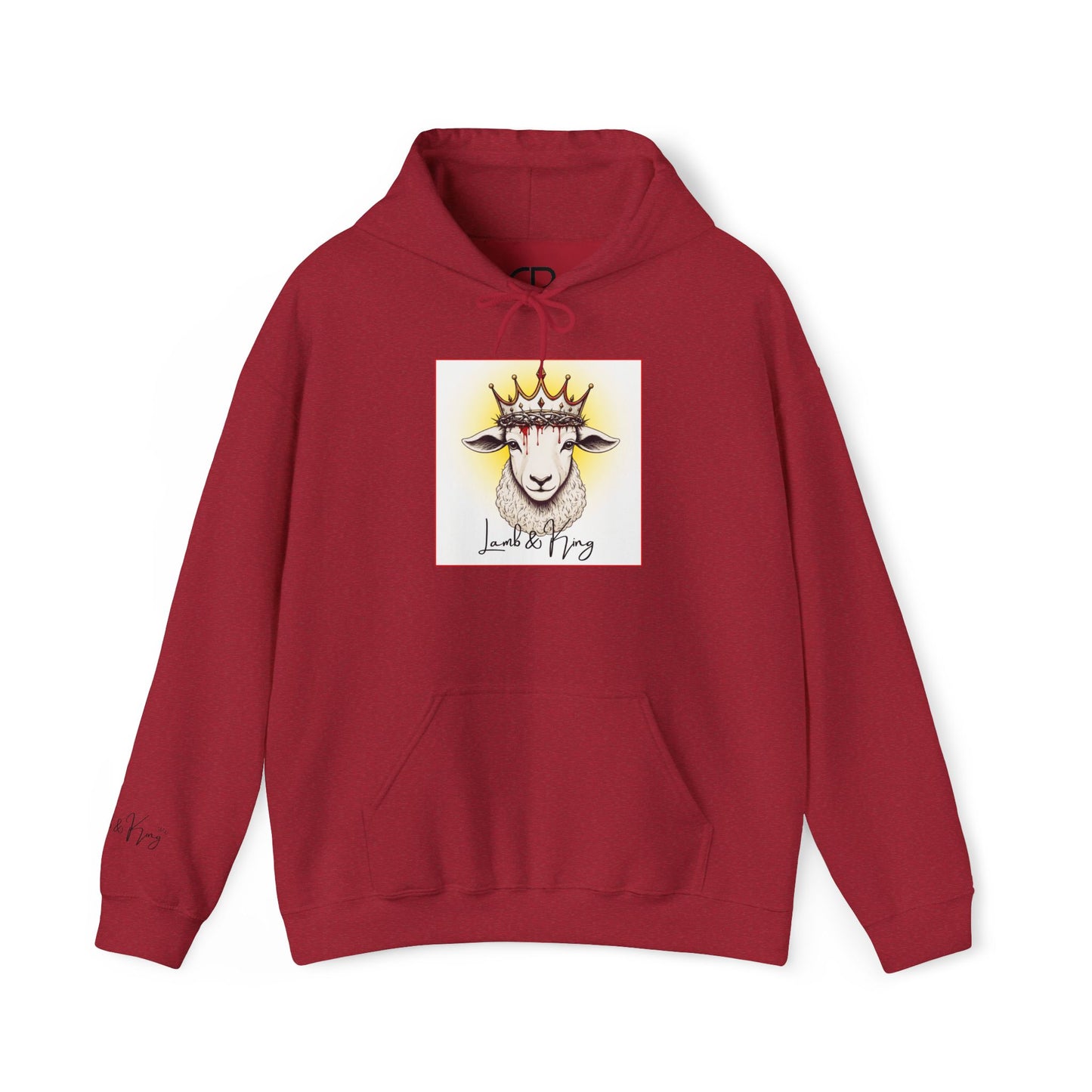 Lamb & King Script Christian Pullover Hoodie