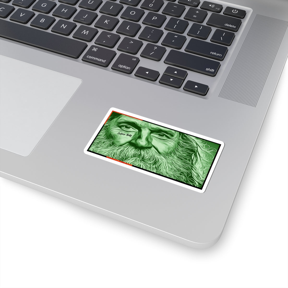 Bearded Traveler Vinyl Sticker
