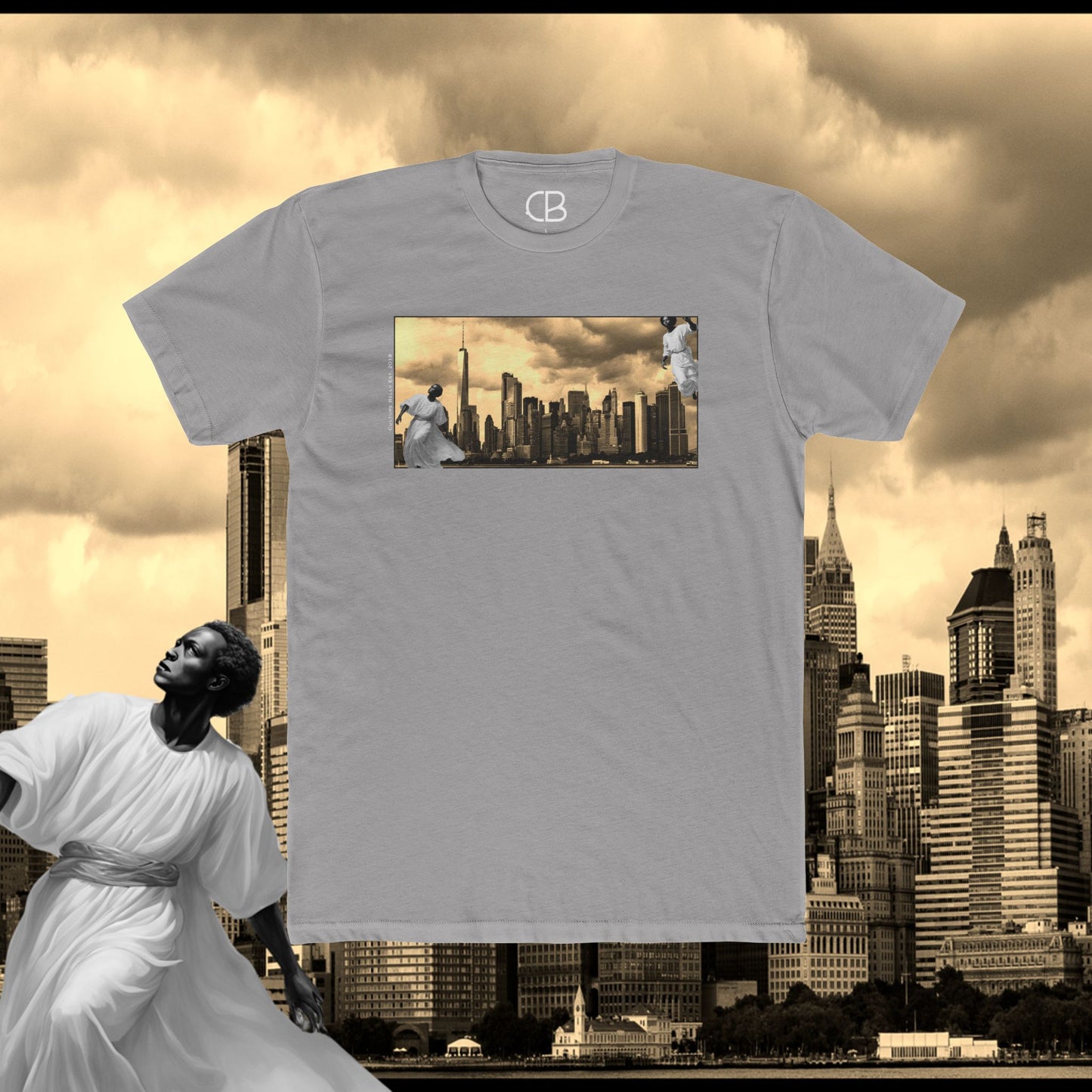 T-shirt Anges au-dessus de New York