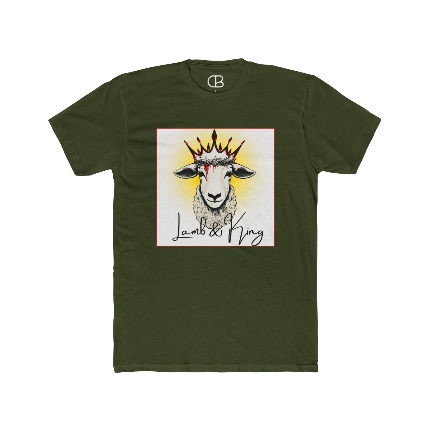 Camiseta de cordero y rey