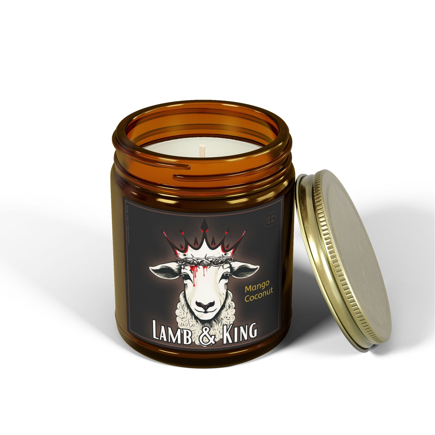 Lamb & King Candle – Mango Coconut Escape