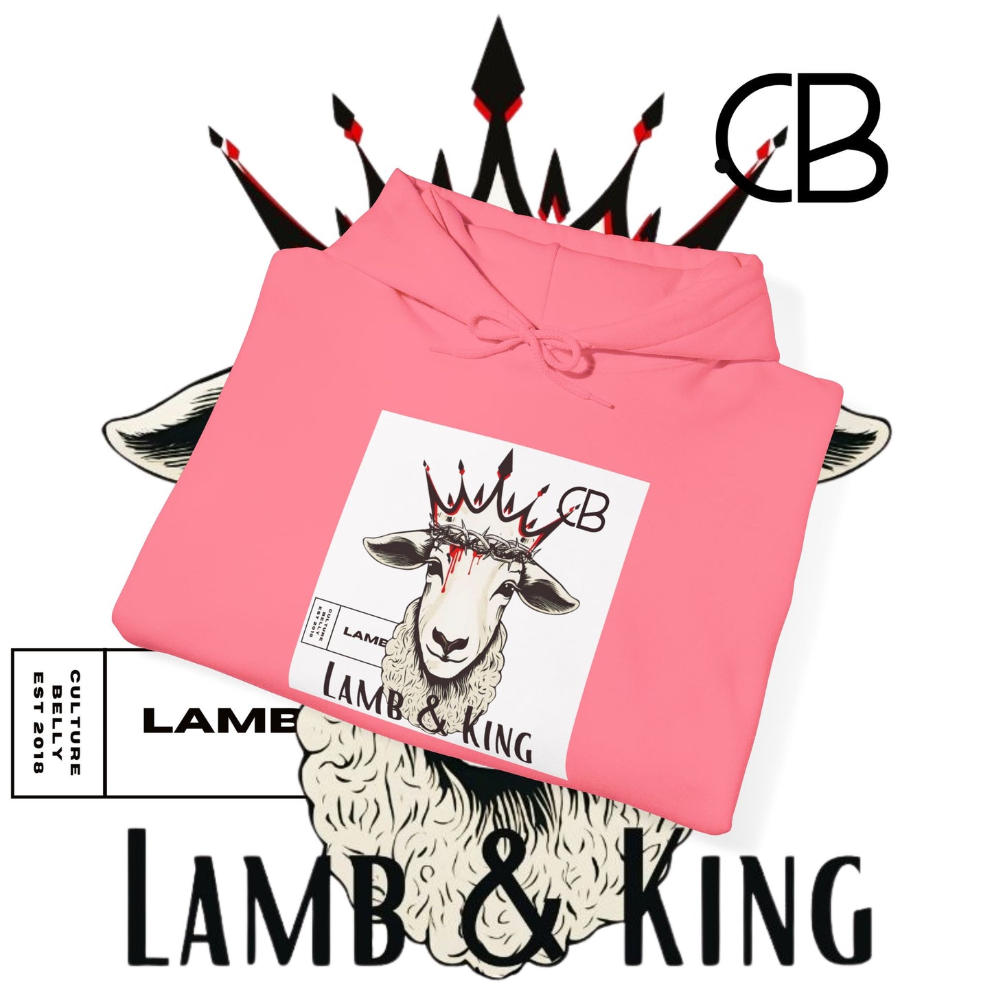 Lamb & King Pullover Hoodie