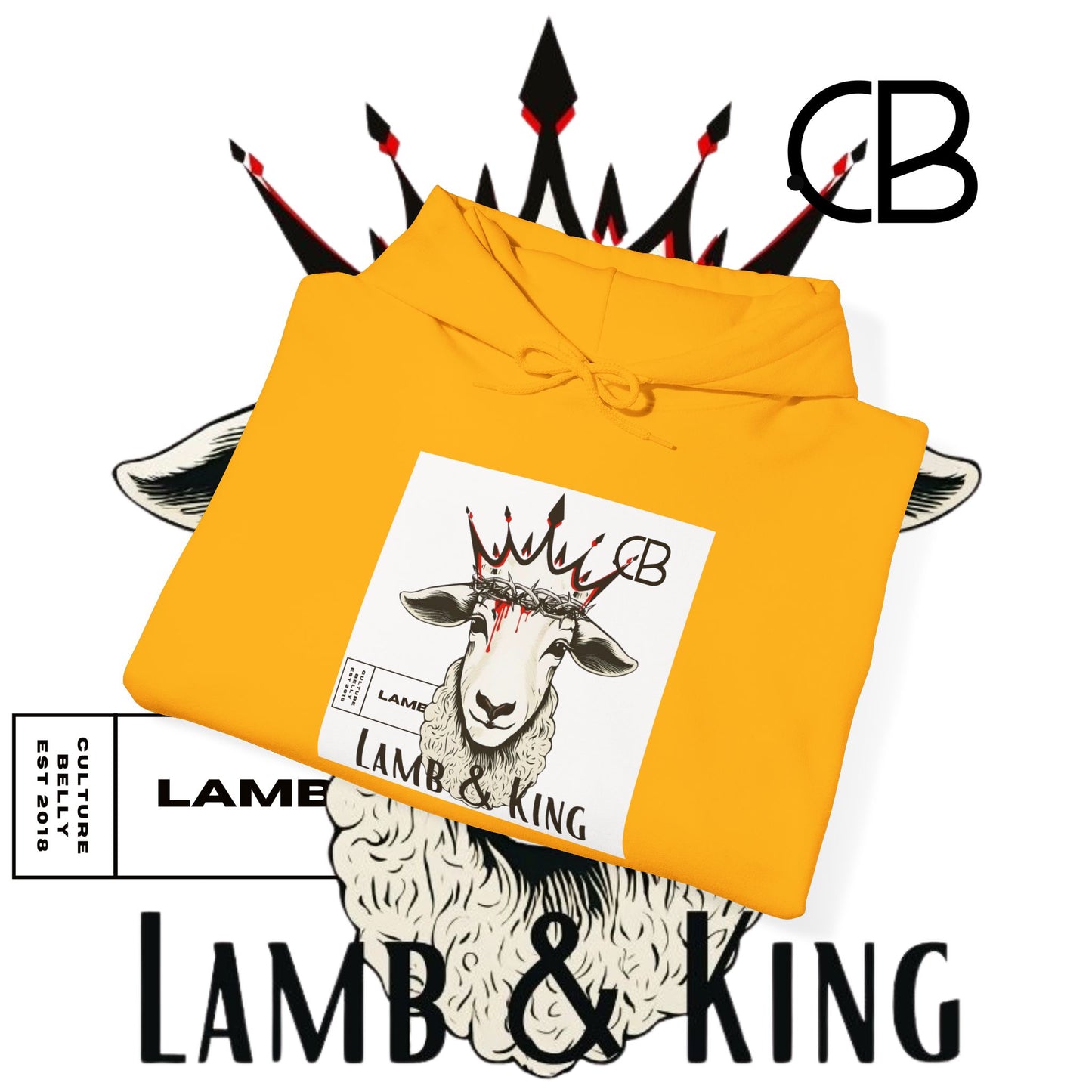 Lamb & King Pullover Hoodie