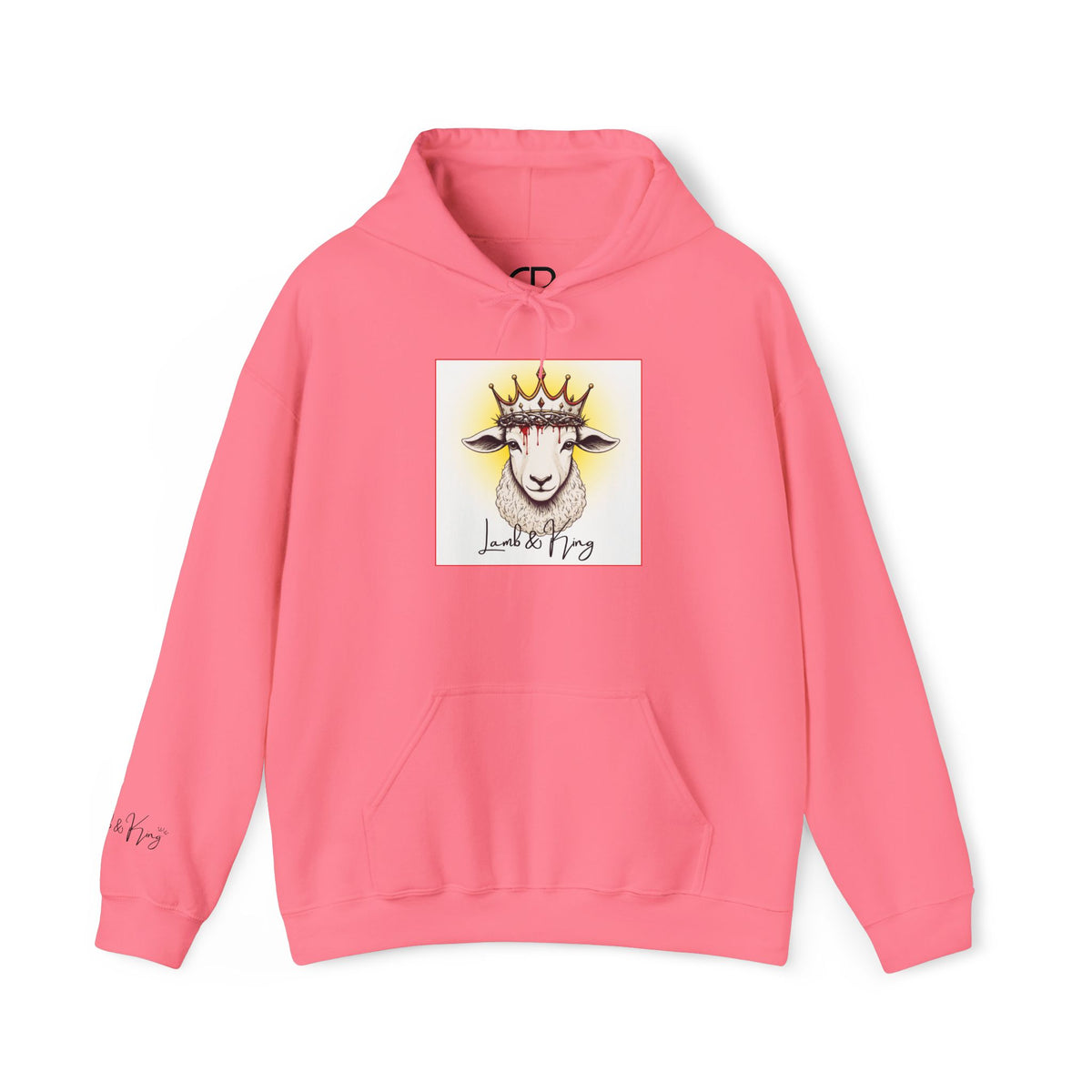 Lamb & King Script Christian Pullover Hoodie