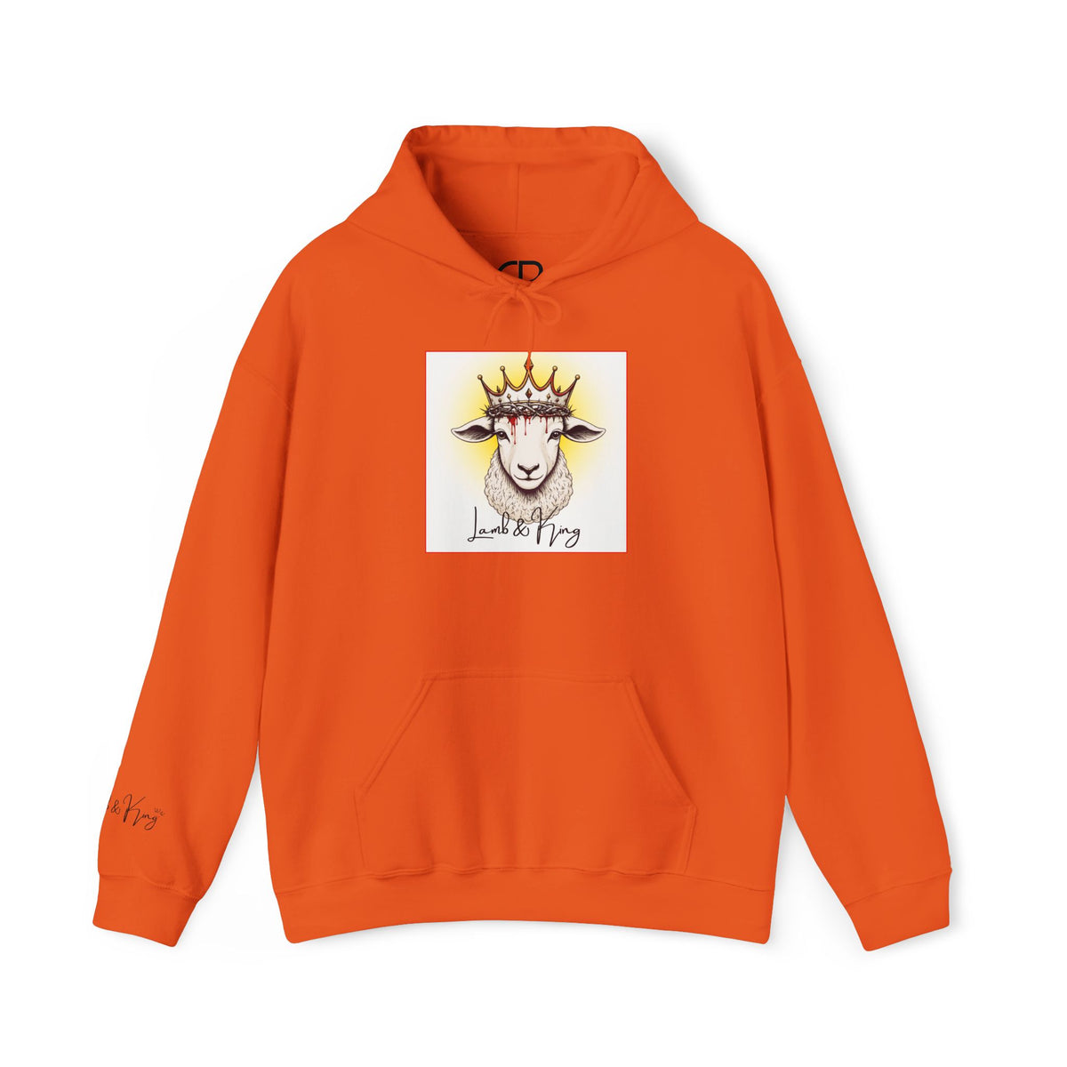 Lamb & King Script Christian Pullover Hoodie