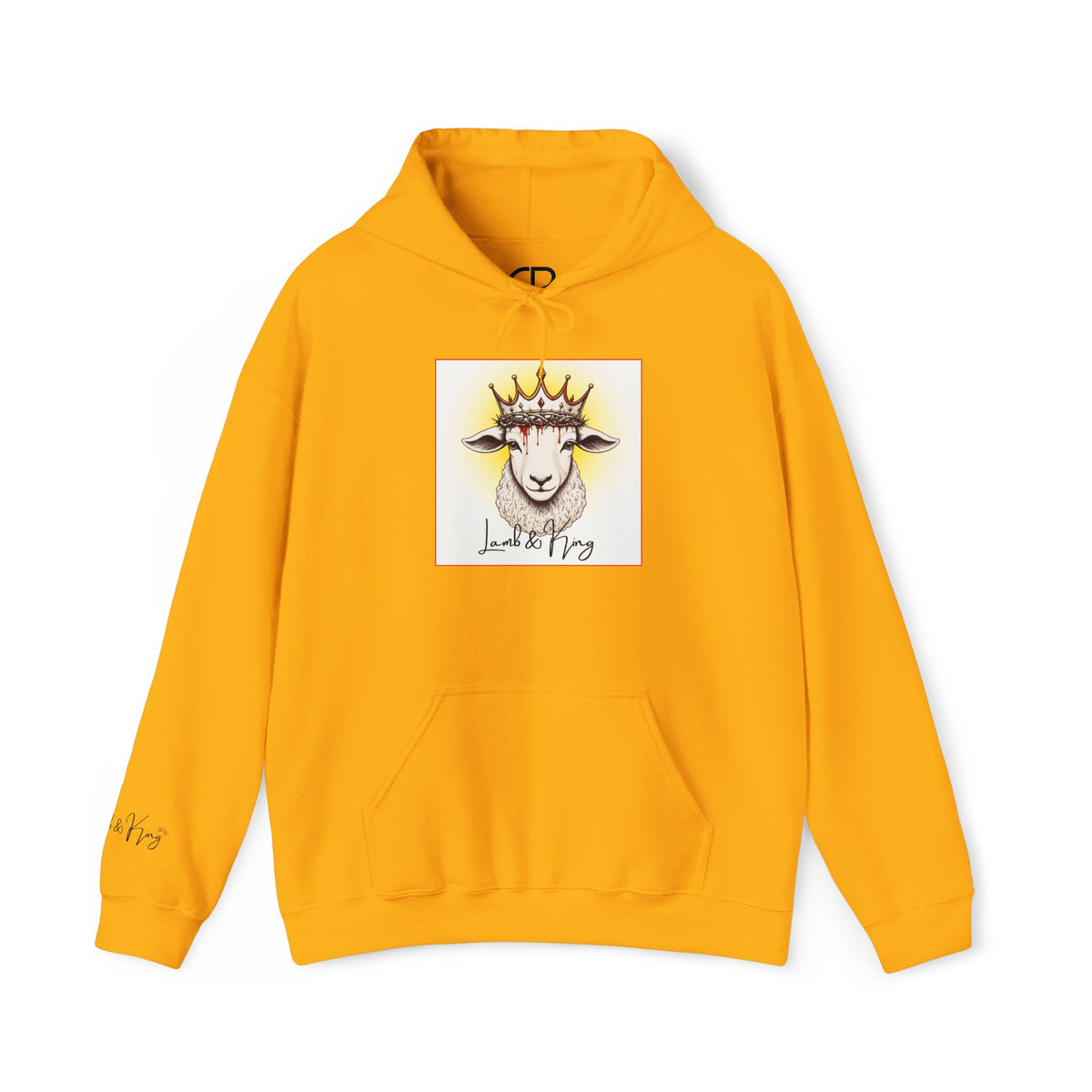 Lamb & King Script Christian Pullover Hoodie