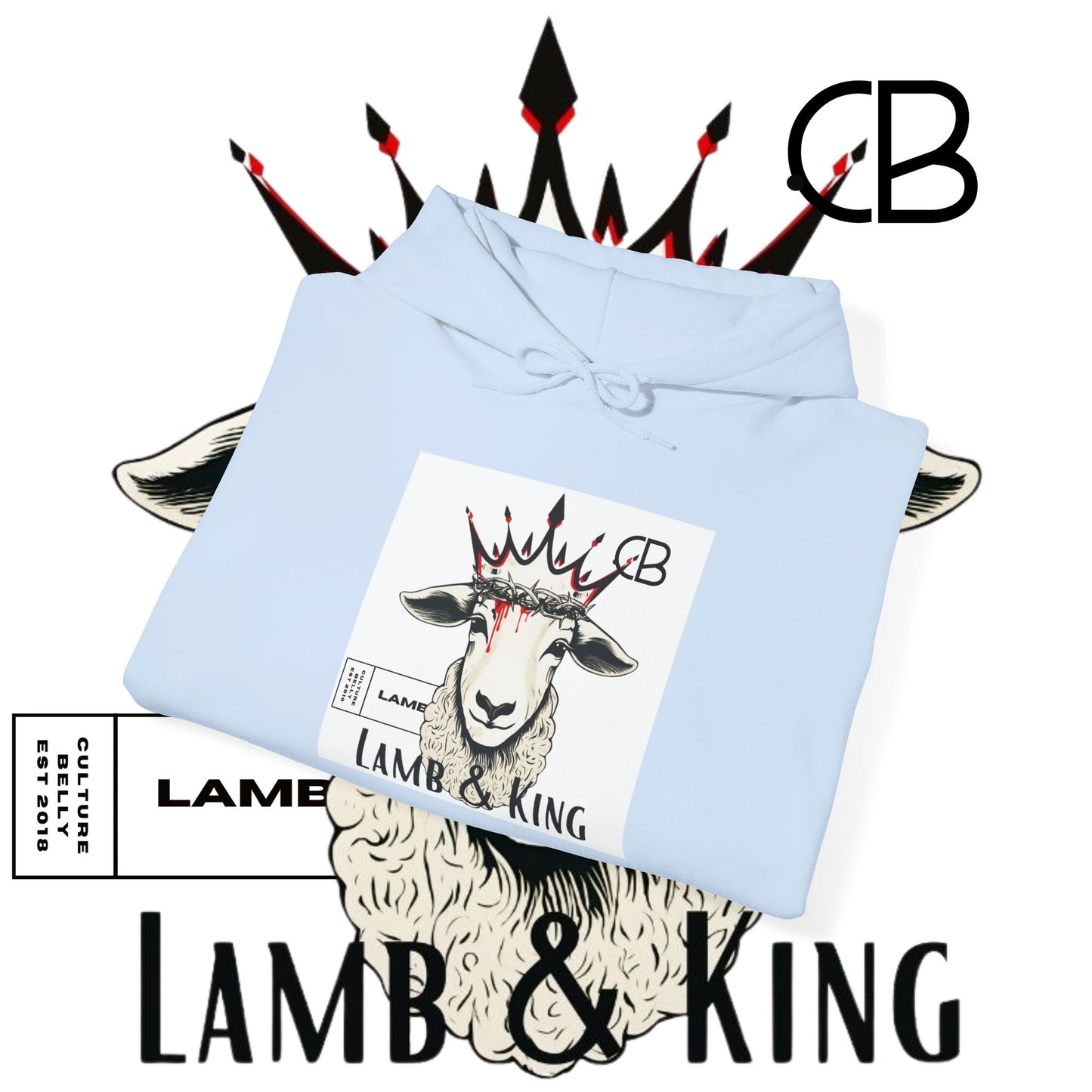 Lamb & King Pullover Hoodie