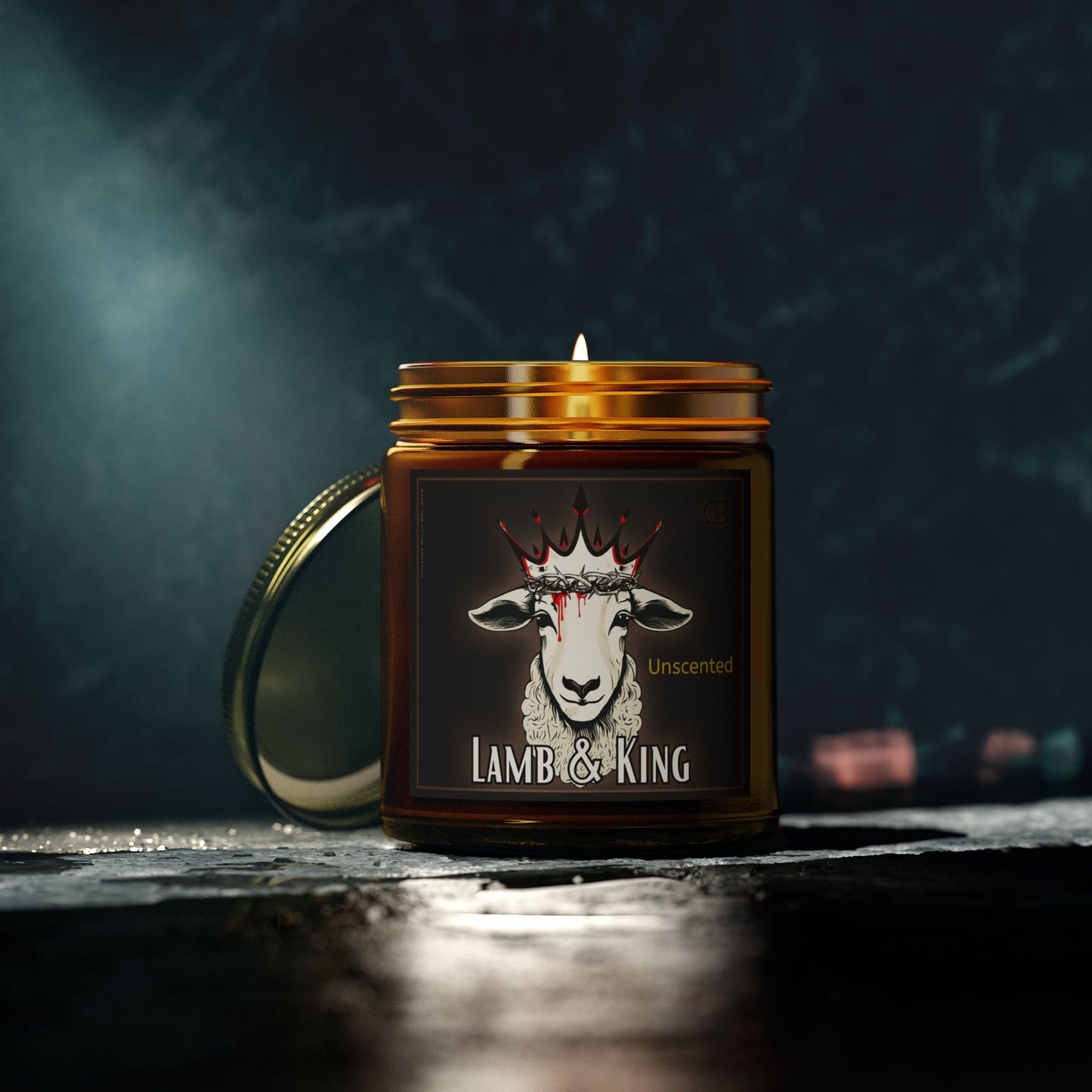 Lamb & King Candle – Pure Light (Unscented)