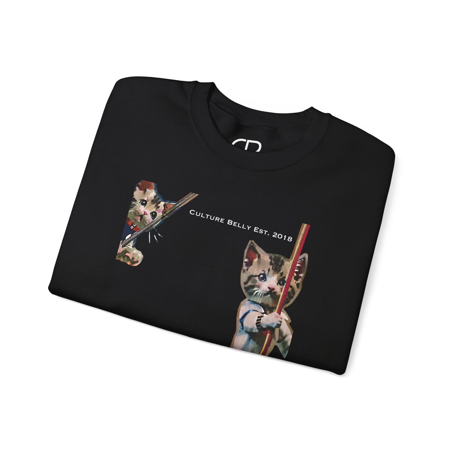 Courageous Cats Graphic Sweatshirt