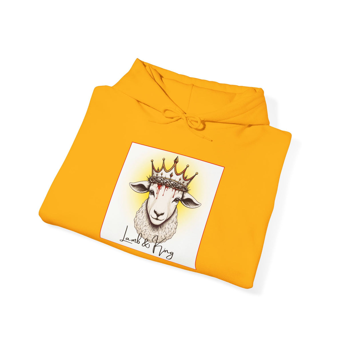 Lamb & King Script Christian Pullover Hoodie