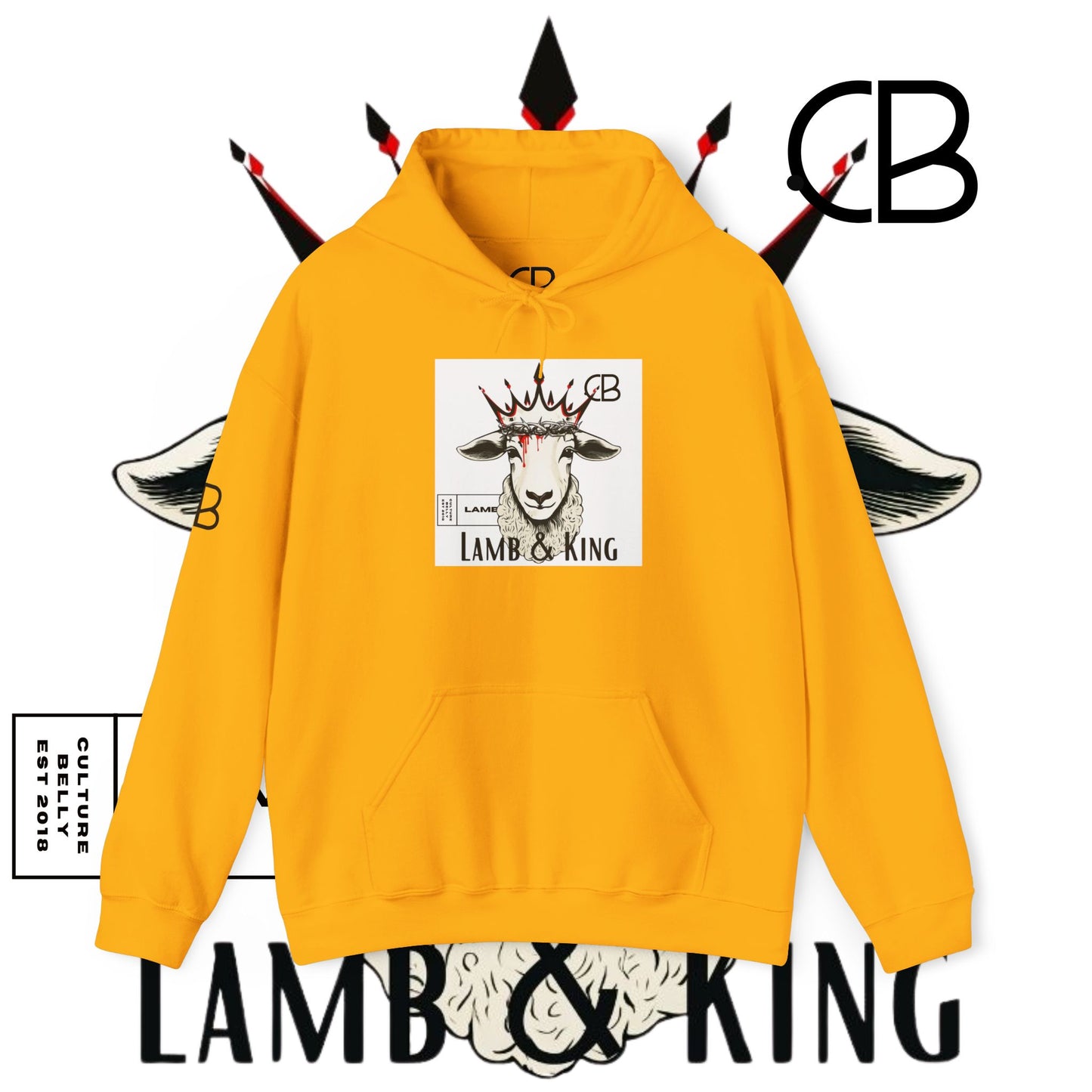 Lamb & King Pullover Hoodie