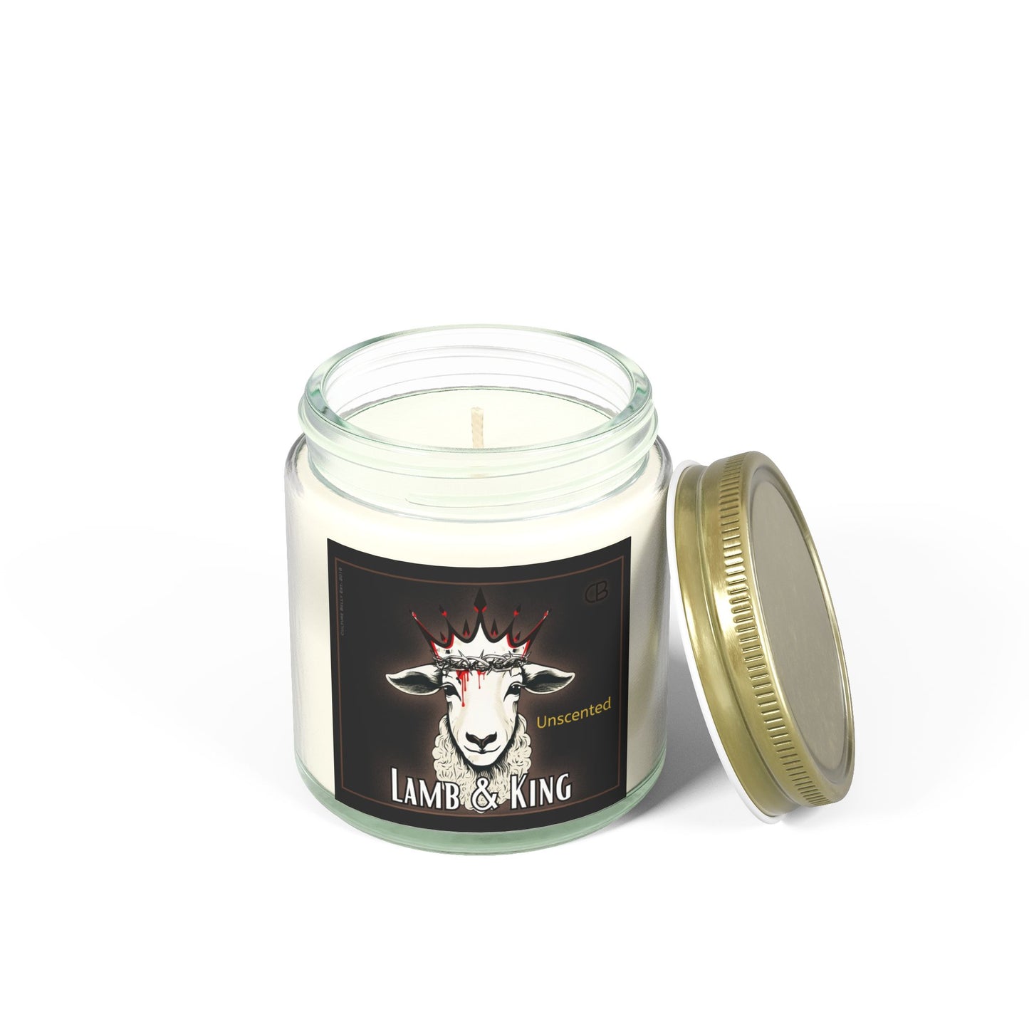 Lamb & King Candle – Pure Light (Unscented)