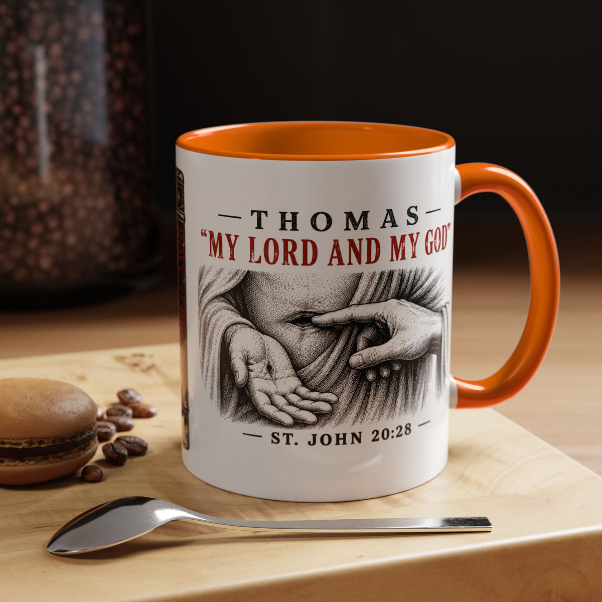 My Lord and My God – John 20:28 Accent Coffee Mug