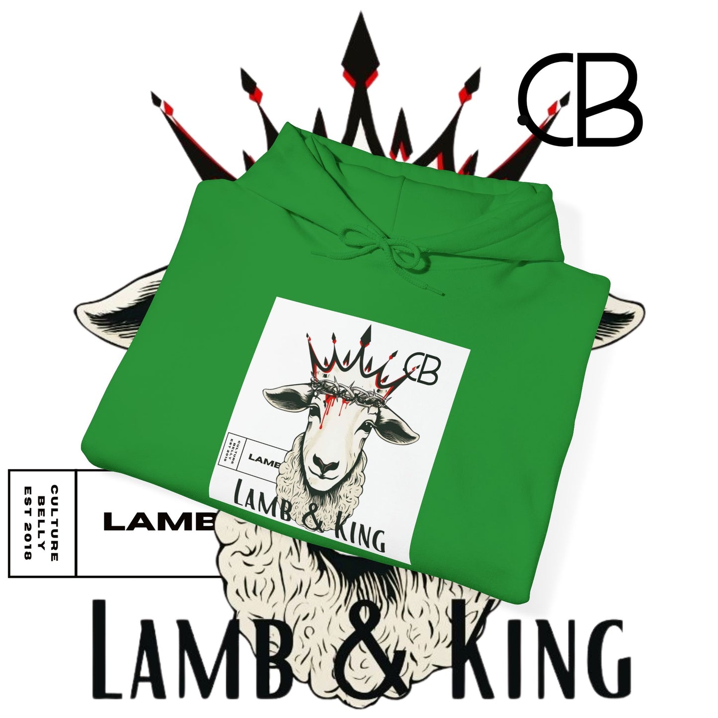 Lamb & King Pullover Hoodie