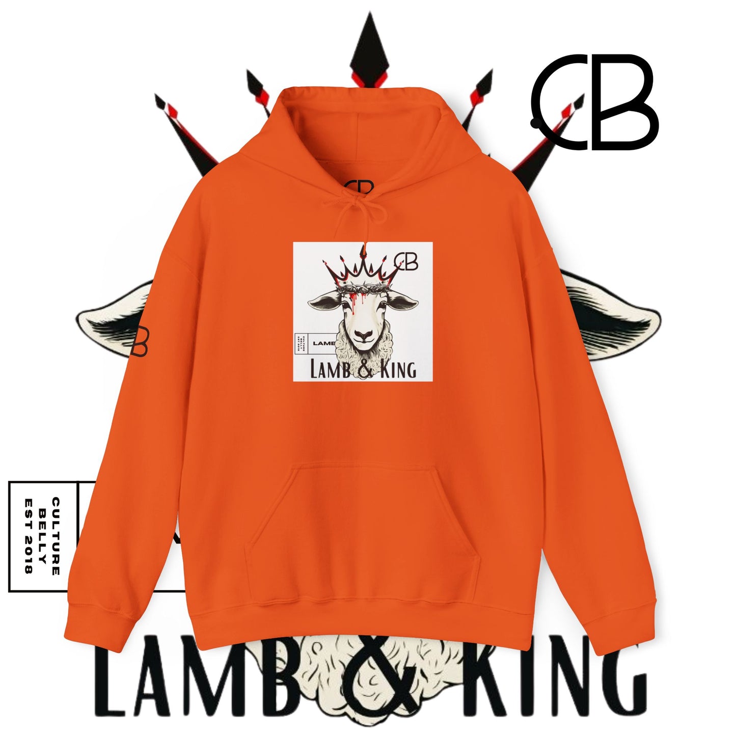 Lamb & King Pullover Hoodie