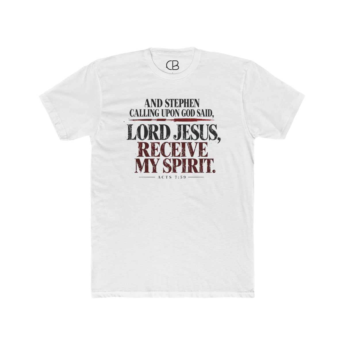Stephen Calling Upon God Acts 7:59 Christian T-Shirt