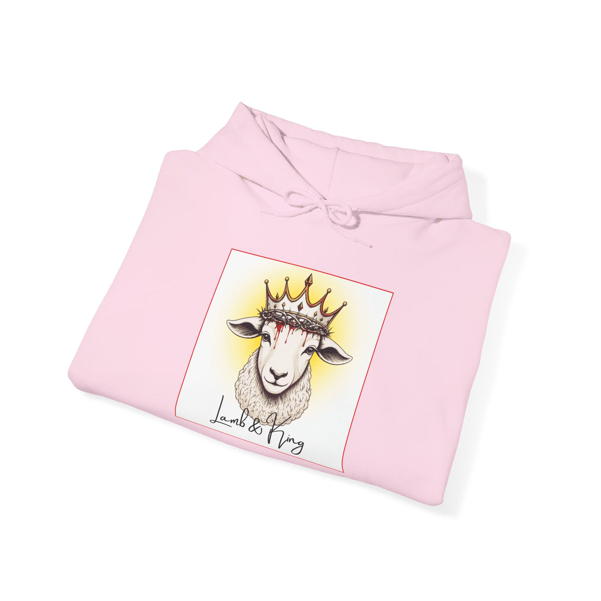 Lamb & King Script Christian Pullover Hoodie