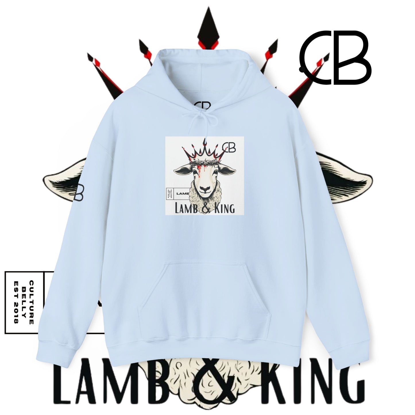 Lamb & King Pullover Hoodie