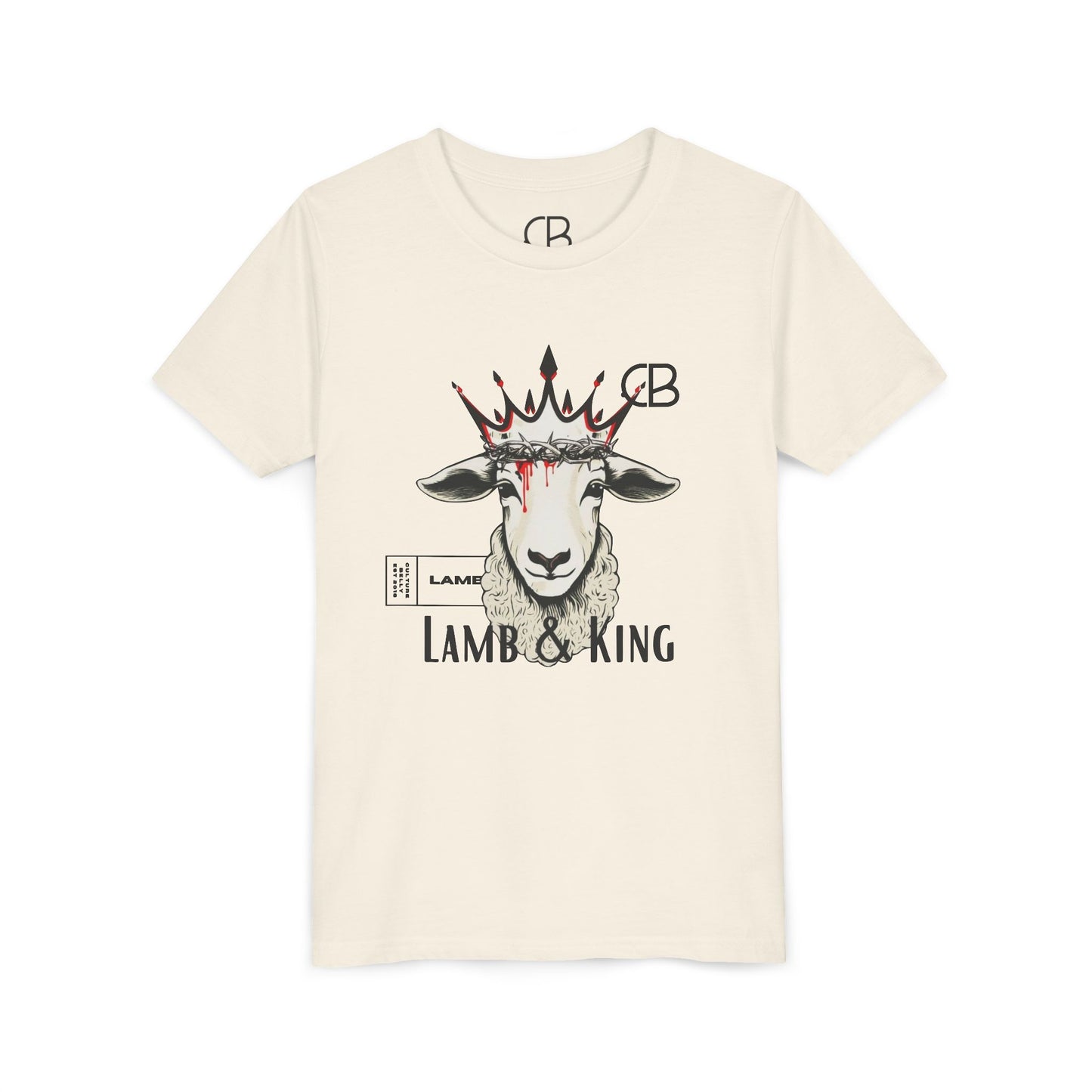 Lamb & King Kids' Faithwear T-Shirt – Strength, Sacrifice & Royalty