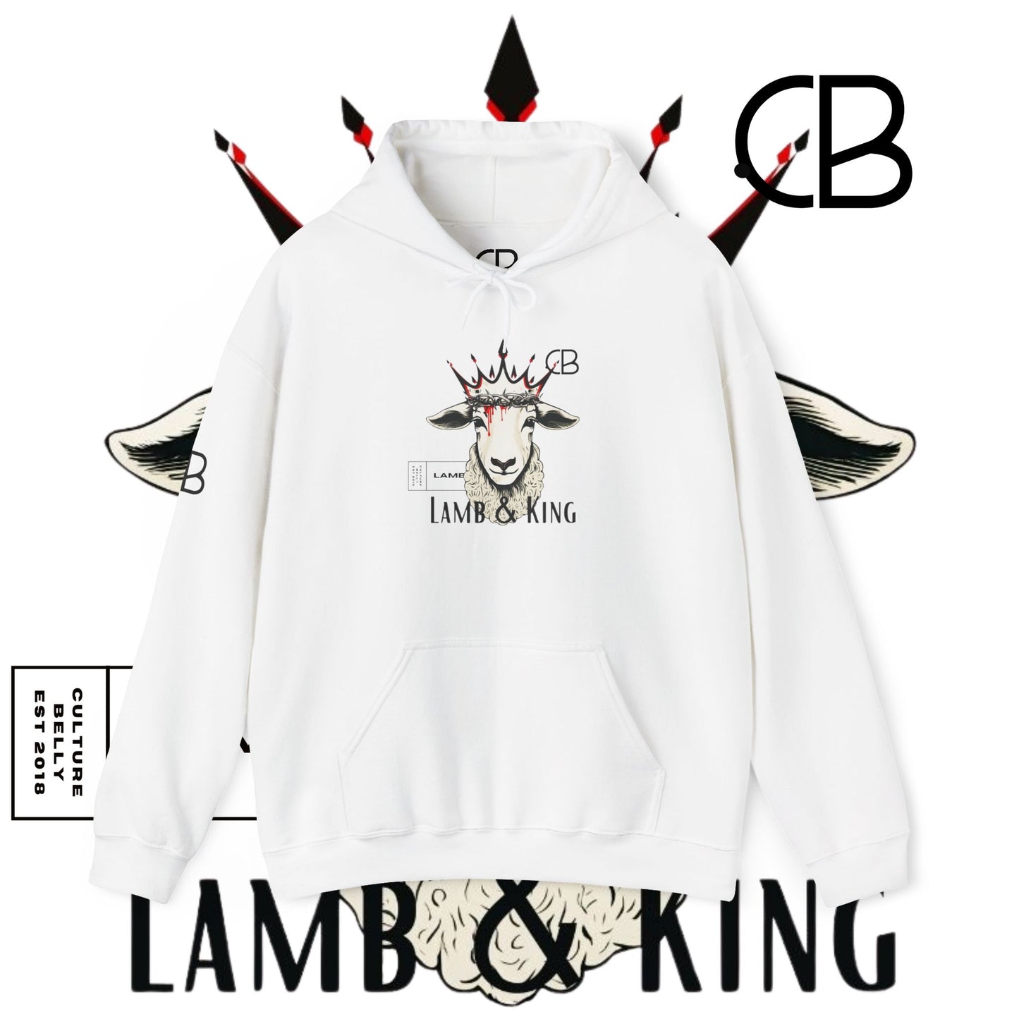 Lamb & King Pullover Hoodie