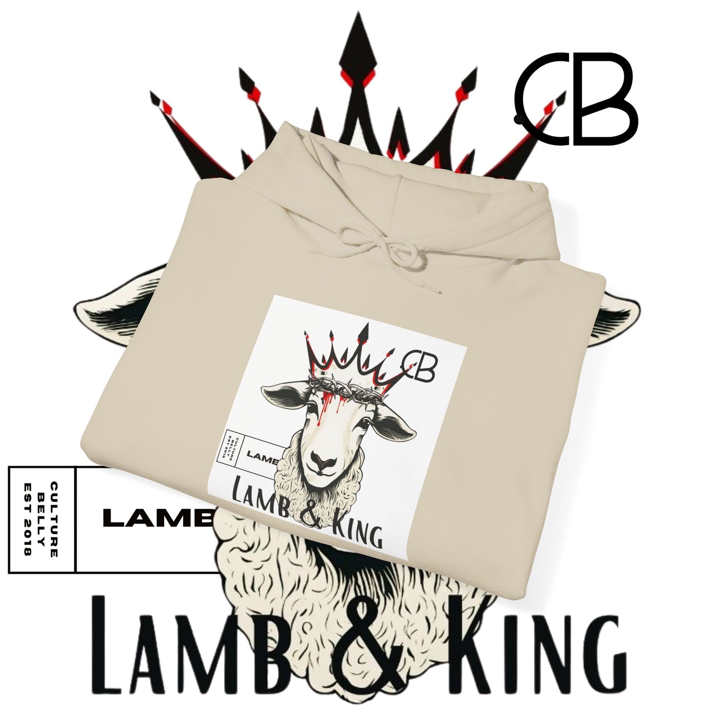 Lamb & King Pullover Hoodie