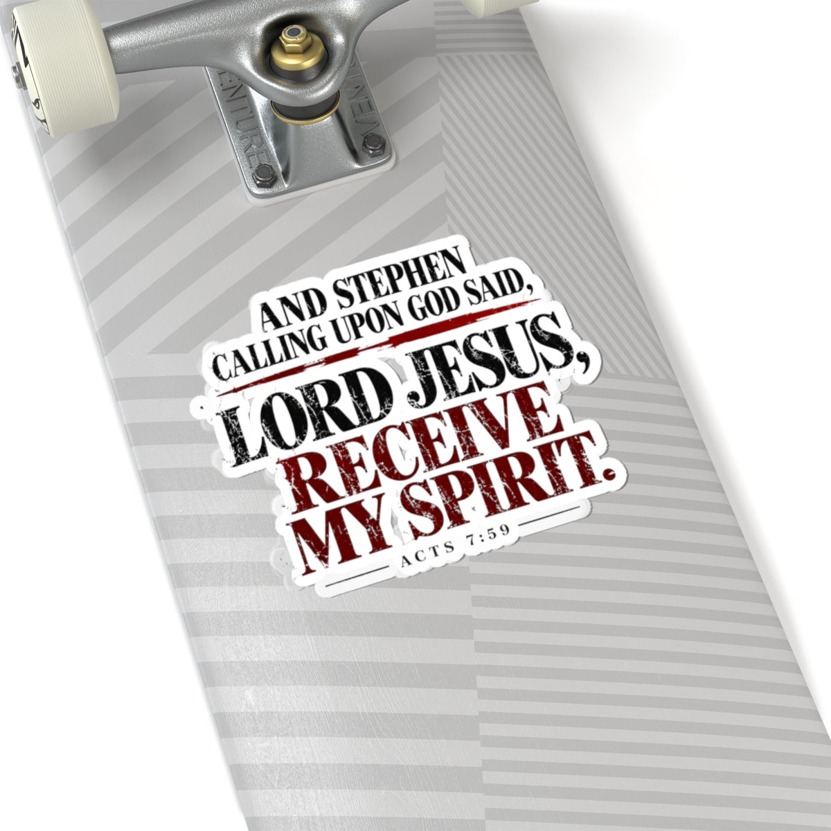 Lord Jesus, Receive My Spirit – Acts 7:59 Vinyl Sticker