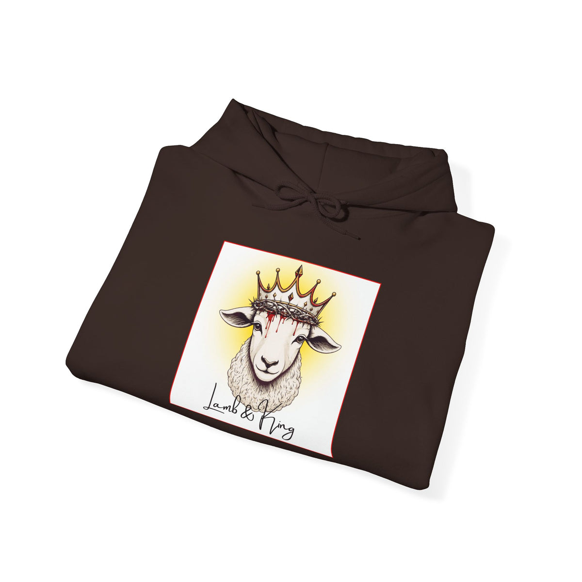 Lamb & King Script Christian Pullover Hoodie