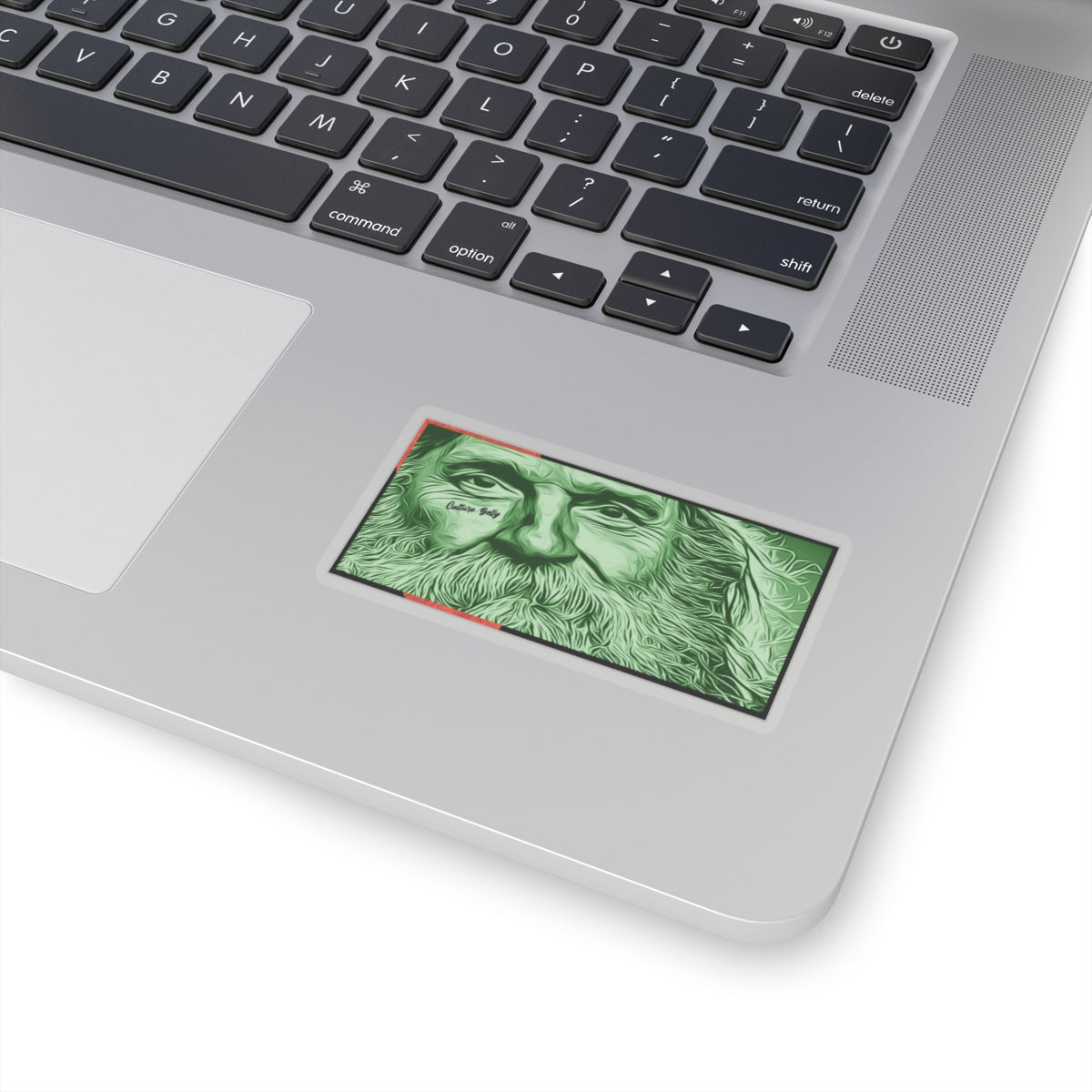 Bearded Traveler Vinyl Sticker