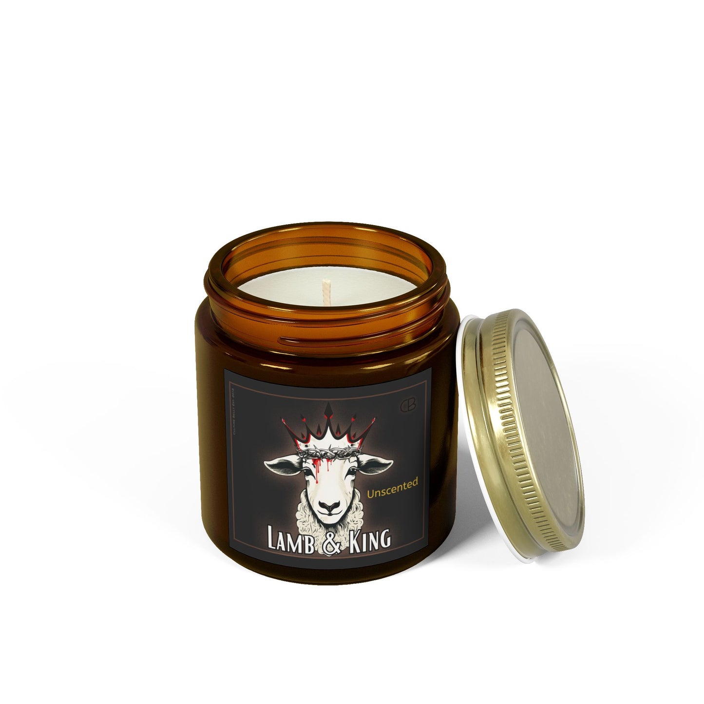 Lamb & King Candle – Pure Light (Unscented)