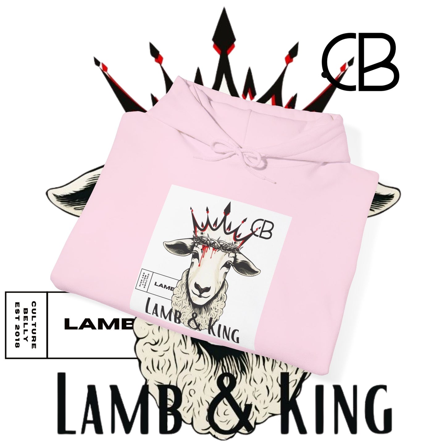 Lamb & King Pullover Hoodie