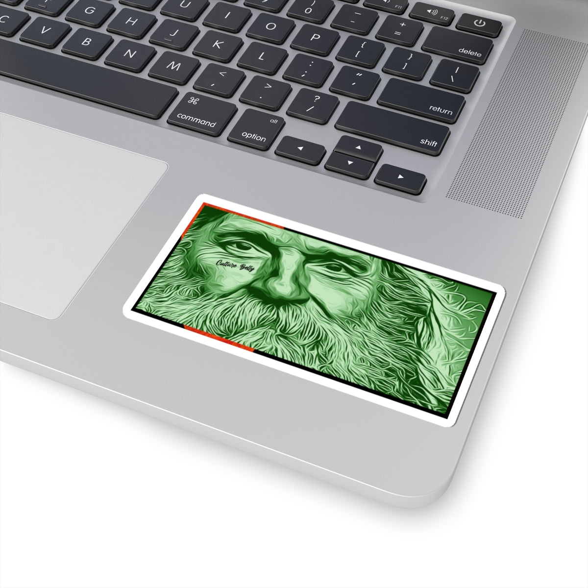 Bearded Traveler Vinyl Sticker