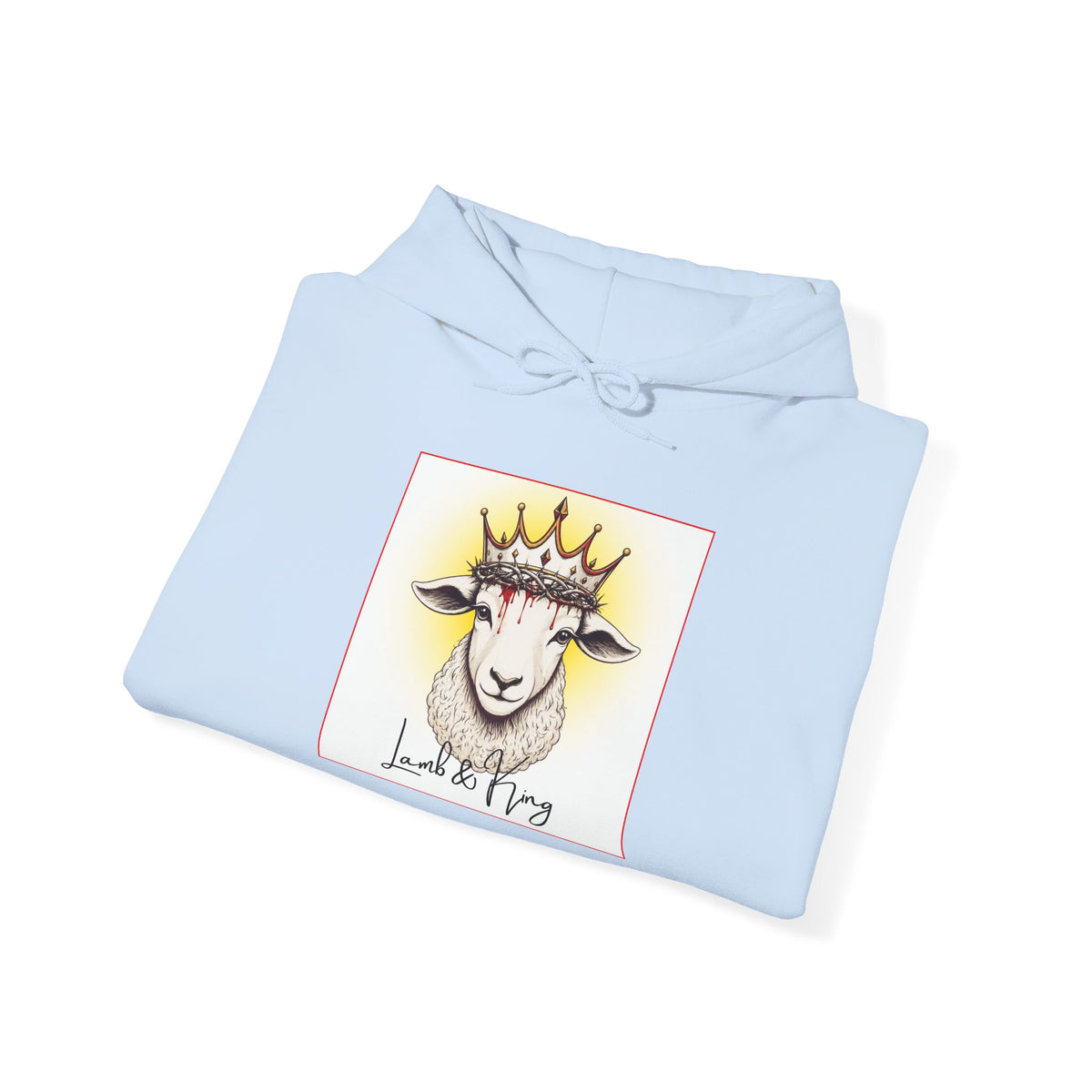 Lamb & King Script Christian Pullover Hoodie