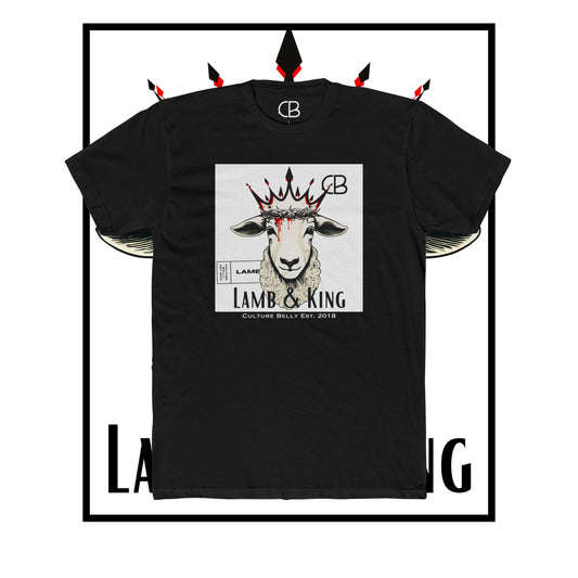 Always Faithful | Lamb & King T-shirt | Culture Belly Faithwear - black