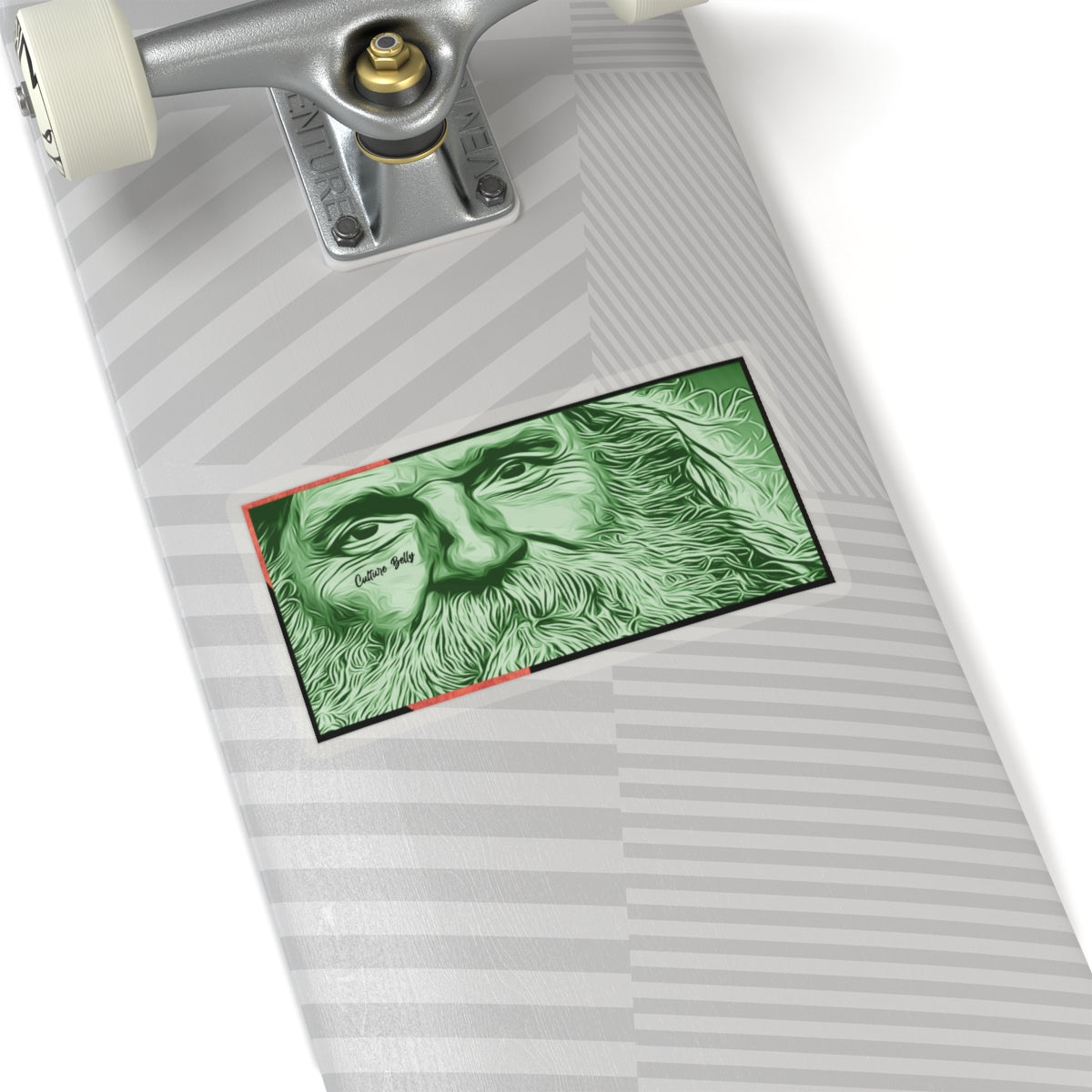 Bearded Traveler Vinyl Sticker